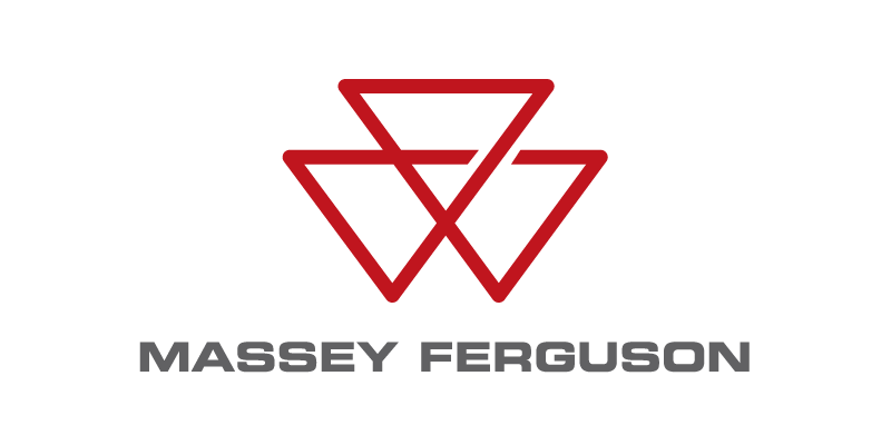 Logo de l'entreprise Massey Fergusson, Souslikoff est distributeur du fabriquant d'un des leaders mondiaux de tracteurs agricoles pour les vignobles du Médoc.